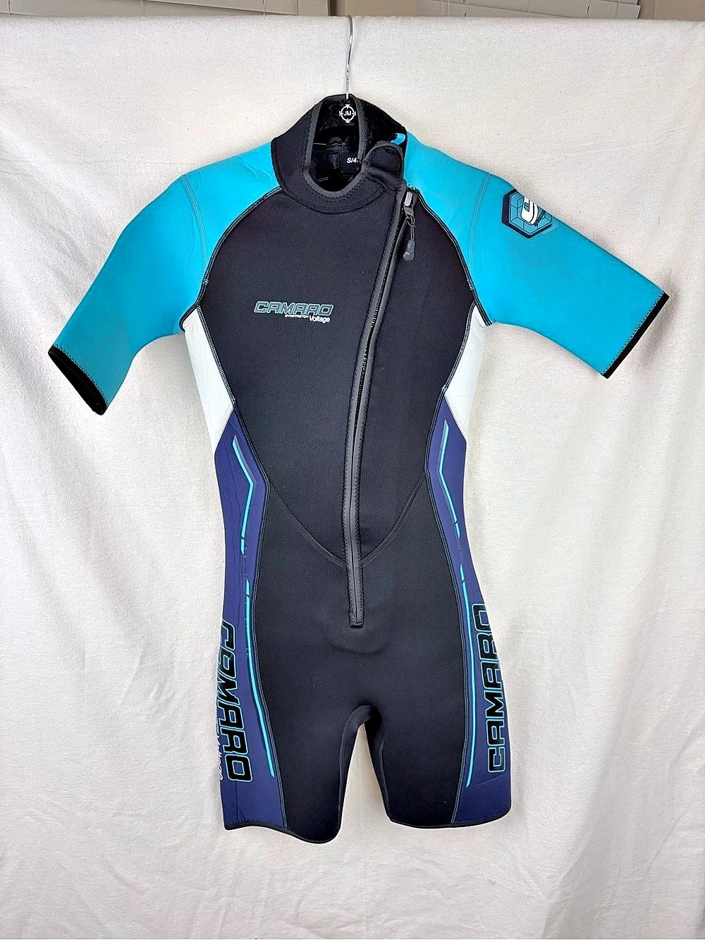 Camaro Evostretch Voltage Shorty Wetsuit Blue & Black 3mm
